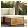 vidaXL Gartenhocker mit Kissen 68x68x30 cm Massivholz Akazie