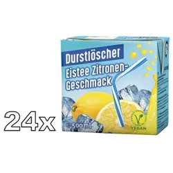 Durstlöscher Eistee Zitrone Erfrischungsgetränk 24x500ml