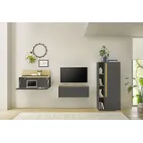 INOSIGN Büromöbel-Set »CiTY/GiRON«, (Set, 4 tlg.), Home Office, grau