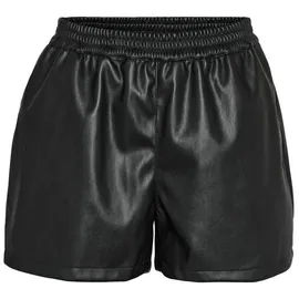 Noisy may Shorts in Leder-Optik Modell 'ANDY', Black, S