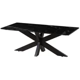 MASSIVMOEBEL24.DE Barcelona Schwarz Marmor 120 x 60 x 45 cm
