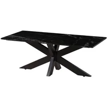 MASSIVMOEBEL24.DE Barcelona Schwarz Marmor 120 x 60 x 45 cm