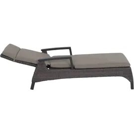 Siena Garden Corido Gartenliege 237,5 x 70 x 101 cm grau/taupe