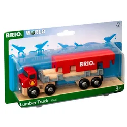 BRIO Bahn - Holztransporter mit Magnetladung