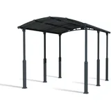 CANOPIA Carport Arcadia Alpine 5,02 x 3,59 m grau inkl. Regenrinne