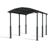 CANOPIA Carport Arcadia Alpine 5,02 x 3,59 m grau inkl. Regenrinne