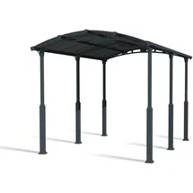 CANOPIA Carport Arcadia Alpine 5,02 x 3,59 m grau inkl. Regenrinne