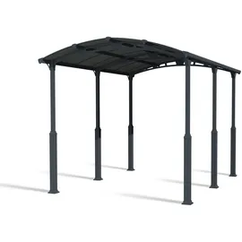 CANOPIA Carport Arcadia Alpine 5,02 x 3,59 m grau inkl. Regenrinne