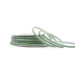 Creativery 3mm Samtband 10m Schmuckband Geschenkband Dekoband Stoffband Eukalyptus