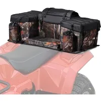Vevor ATV Heckaufbewahrungstasche Hecktasche Heckfrachttasche (68 L) mit Schwamm-Sitzkissen und Flaschenhalter, Rücksitz-Ausrüstungstasche, passend für die meisten ATVs UTVs mit Gepäckträger