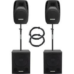 Pronomic 215S-212A Aktive PA-Anlage 900 Watt