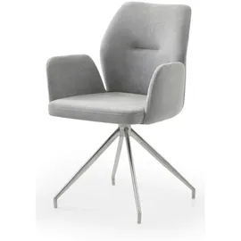 SalesFever »Amira« Drehstuhl hellgrau 60x89x62 cm,