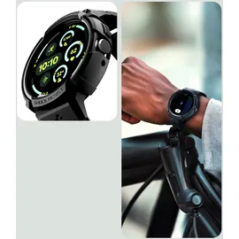 SPIGEN Rugged Armor Pro + Stand matte black Google Pixel Watch 4 41mm