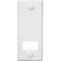 Schellenberg 53103 Abdeckplatte Lochabst. 10,5 weiß