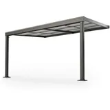 Juskys Terrassendach Jakarta 4 x 3 m grau