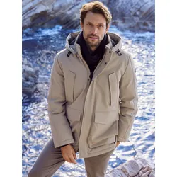 Gefütterter Winter-Parka mit Funktionen - Beige - XXL