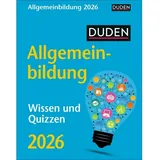Harenberg Duden Allgemeinbildung Tagesabreißkalender 2026 - Wissen und Quizzen