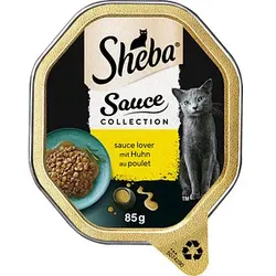 Sheba® Katzen-Nassfutter Sauce Collection mit Huhn 22x 85,0 g