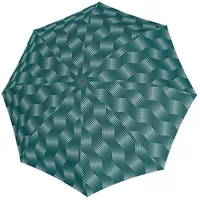 Doppler Taschenregenschirm Fiber Magic wave petrol