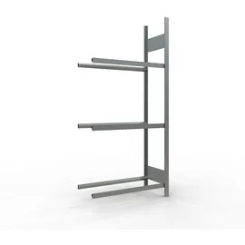 Schulte Reifenregal Stahl 200 x 90 x 40 cm silber 3 Ebenen
