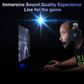ONIKUMA K8, RGB Gaming-Kopfhörer Schwarz
