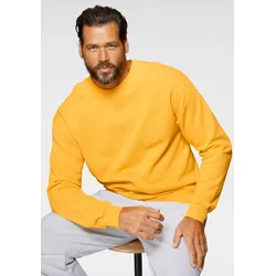 Sweatshirt, im unifarbenen Design, Gr. XXXL (64/66), sonnengelb, , 27829138-XXXL