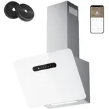 CIARRA Dunstabzugshaube 60 cm 650 m3/h A+++ Kopffrei WIFI-APP Touch Control VM6736KW