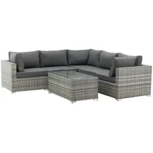 VCM ebuy24 Amazon Lounge-Set 2 Teile Grau