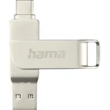 Hama C-Rotate Pro USB-C 3.1/3.0«, USB (3.1 OTG, silberfarben