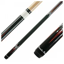 Winsport Billardqueue Classic Fun, Cue für Poolbillard, hochwertige Verarbeitung, Ahornholz, tolle Optik, 13 mm Profi-Tip, 2 Modell-Varianten, rot/schwarz, blau/schwarz