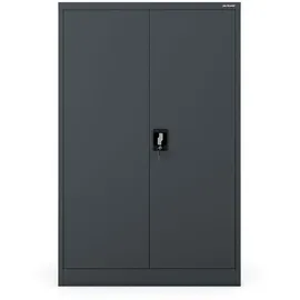 Jan Nowak C001K Aktenschrank 140 cm x 90 cm x 40 cm Grau