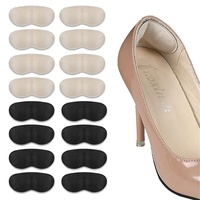 16x Fersenpolster für Damen & Herren - Selbstklebendes Fersenkissen, Komfort-Einlegesohlen für lose und zu große Schuhe