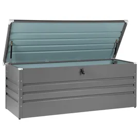 Beliani Gartentruhe 600 l 165 x 70 cm Grau