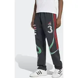 adidas Teamgeist MOTO Trackpant Herren, BLACK / GREEN / better scarlet, S
