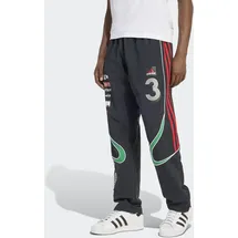 adidas Teamgeist MOTO Trackpant Herren, BLACK / GREEN / better scarlet, S