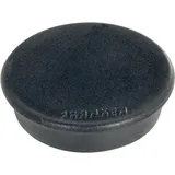 FRANKEN Magnet schwarz, Kunststoff Ø 3,8 cm, 10 St.