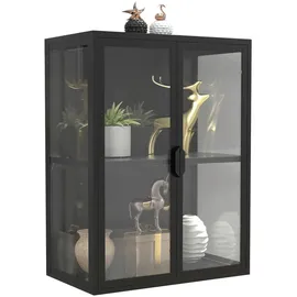 VCM Hängevitrine Flokas schwarz ¦ Maße cm B: 60 H: 80