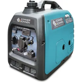 Könner & Söhnen LPG/Benzin-Inverter-Generator KS 3100iG S von Könner & Söhnen. Notstromaggregat 3100 W, Schuko-Steckdose 230 V, 2 USB-Anschlüsse, LED-Anzeige, ECO-Modus, Kupferwicklungen, stromerzeuger EURO V.