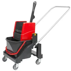Vermop Reinigungswagen Aquva Rot