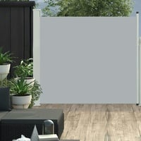 vidaXL Ausziehbare Seitenmarkise 170 x 300 cm grau