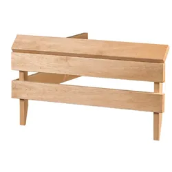 Erle Sauna Ofenschutz, zweiseitig, Abmessung: 800x800x445 mm