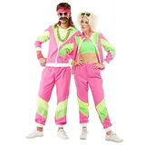 Trainingsanzug 80er Jahre unisex, pink