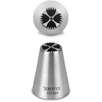 Städter 227309 Tülle, Edelstahl, Silber, 17mm