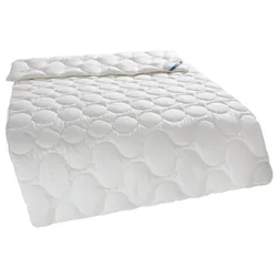 Beco Microfaserbettdecke »Lokken, Bettdecke, nachhaltige Decke, allergiker geeignet«, normal, Füllung Polyester, Bezug Microfaser-Feinbatist uni, samtweich, (1 St.), Bettdecke in 135x200 cm, 155x220 cm, 200x200, Sommer, Winter, 72331932-0 natur