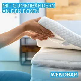 Pillows24 Topper 180 x 200 cm weiß