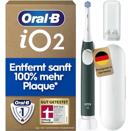 Oral-B iO Series 2 Forest Green Special Edition + Reiseetui + Aufsteckbürstenhalter