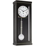 HERMLE 70989-740141 Progressistische Wanduhr 1/2 Std. Schlag, Schwarz