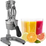 Relaxdays Zitruspresse manuell Profi Silber