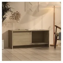 vidaXL Sonoma-Eiche TV-Schrank 90x35x40 cm Holzwerkstoff