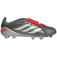 adidas Predator Elite FG Kinder Grau/Rot/Silber 35,5